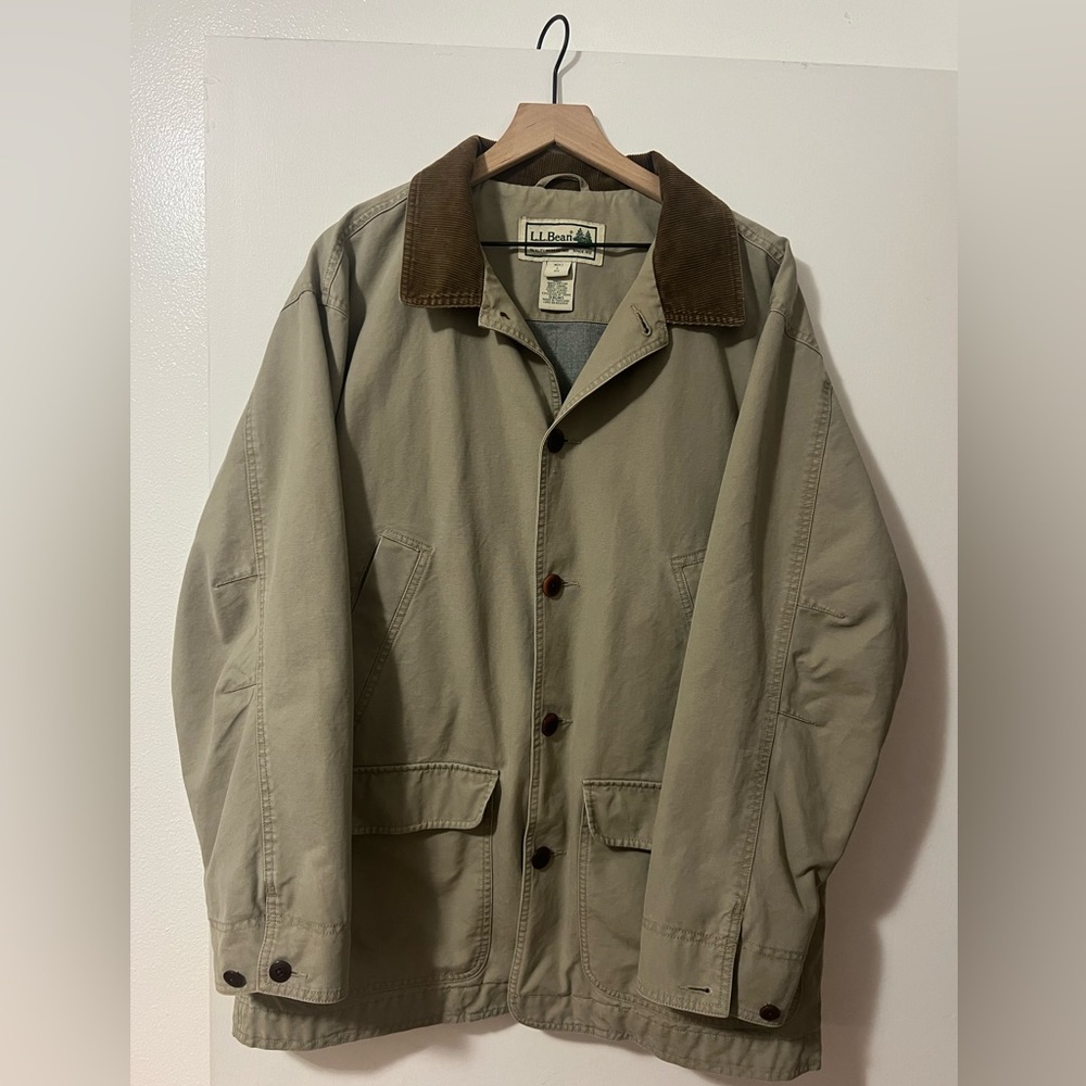 LL Bean Barn Coat Large